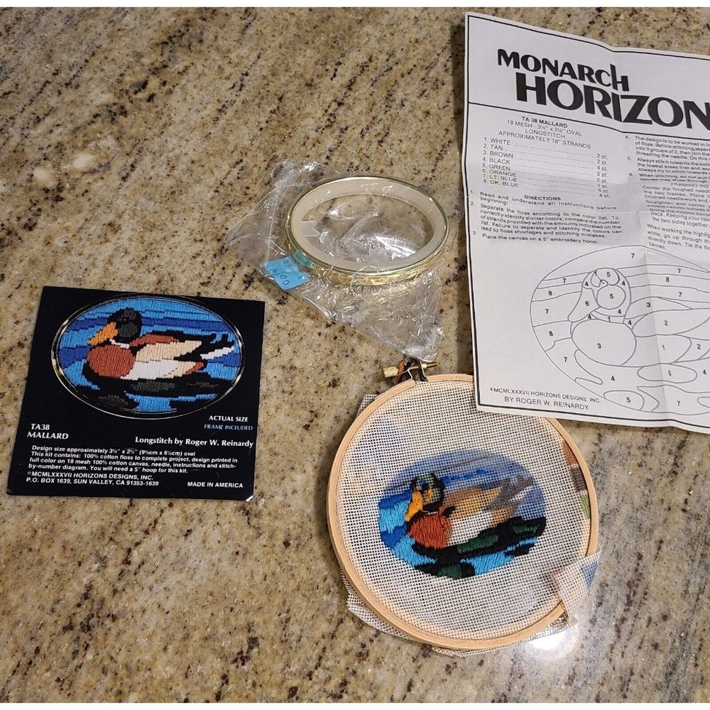 Monarch Horizons Longstitch TA38 Mallard *started* No thread*